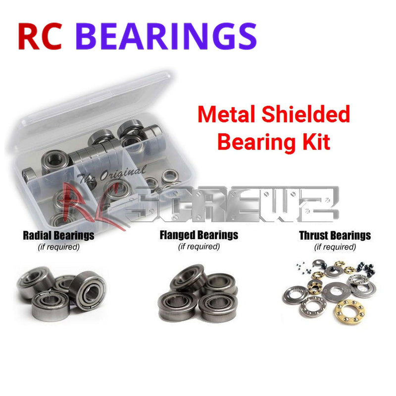 RCScrewZ Metal Shielded Bearing Kit tam267b for Tamiya Toyota 4x4 Pick Up 1/10 Electric 4WD Off-Road Pickup Truck (#58028) | SET
