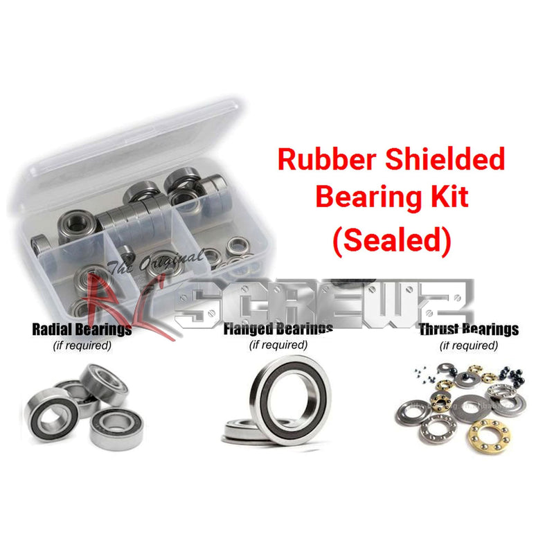 RCScrewZ Rubber Shielded Bearing Kit kyo213r for Kyosho Inferno MP10Te 1/8 Electric Brushless 4WD Off-Road Competition Truggy Kit (34115) | SET