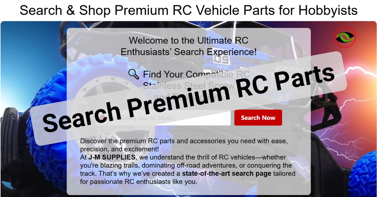 Search & Shop Premium RC Vehicle Parts | J-M SUPPLIES RC Parts Store ...
