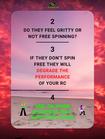 J-M SUPPLIES - RCScrewZ Rubber Shielded Bearings mug056r for Mugen Seiki MBX8TR ECO 1/8 4WD Truggy (#E2030) | SET - 