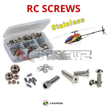 J-M SUPPLIES - RCScrewZ Stainless Screw Kit alg050 for Align T-REX 470LP #RH47E03XT Helicopter RC | SET - 