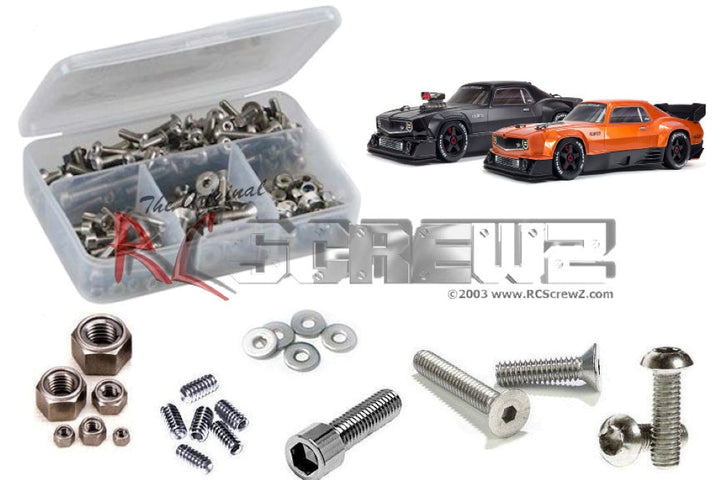 J-M SUPPLIES - RCScrewZ Stainless Screw Kit ara035 for Arrma Felony 6S BLX 1/7 ARA7617V2 | PRO - ara035