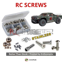 Representative image of an RCScrewZ stainless steel screw kit for ARRMA SENTON 6S BLX 1/10 Electric 4WD SCT (ARAD83LG, AR102673); exact kit contents vary by RC model.