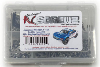 J-M SUPPLIES - RCScrewZ Stainless Screw Kit ass094 for Associated RC10SC6.1 Team 1/10th #70007 RC Car | PRO - 