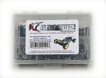 J-M SUPPLIES - RCScrewZ Stainless Screw Kit asc121 for Associated RC10B6.4D 1/10th Buggy #90035 RC Car | UPG - 