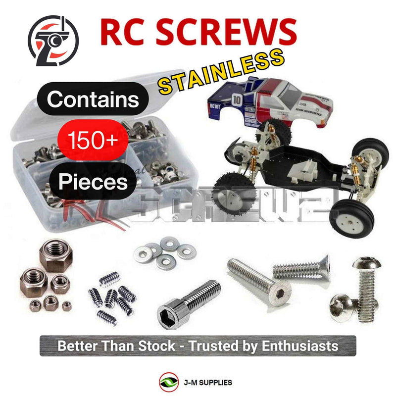 RCScrewZ Stainless Steel Screw Kit asc144 for Team Associated RC10T Classic Kit 1/10 Electric 2WD Off-Road Stadium Truck (#7002) | SET