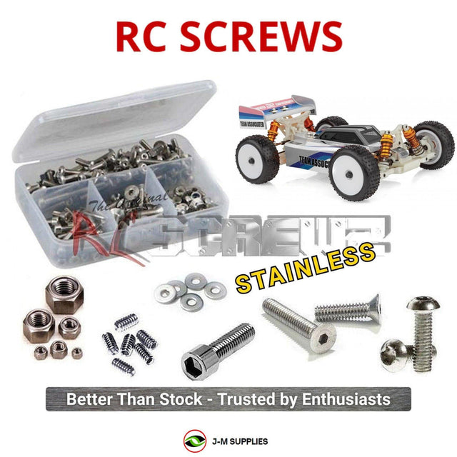 RCScrewZ Stainless Steel Screw Kit asc176 for Team Associated Reflex 14B Classic Kit 1/14 Electric 4WD Off-Road Buggy (#20193, #ASC20193) | SET