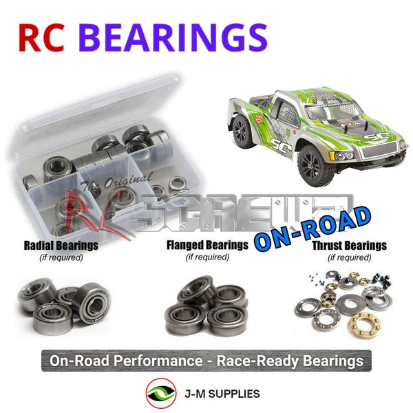 RCScrewZ metal shielded bearing kit for FTX Surge SC 1/12 Electric 4WD Short Course Truck (FTX5515); representative kit artwork, contents vary by model