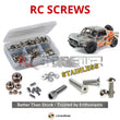 Representative image of an RCScrewZ stainless steel screw kit for FTX Zorro 1/10 Nitro Trophy Truck #55420; exact kit contents vary by RC model.