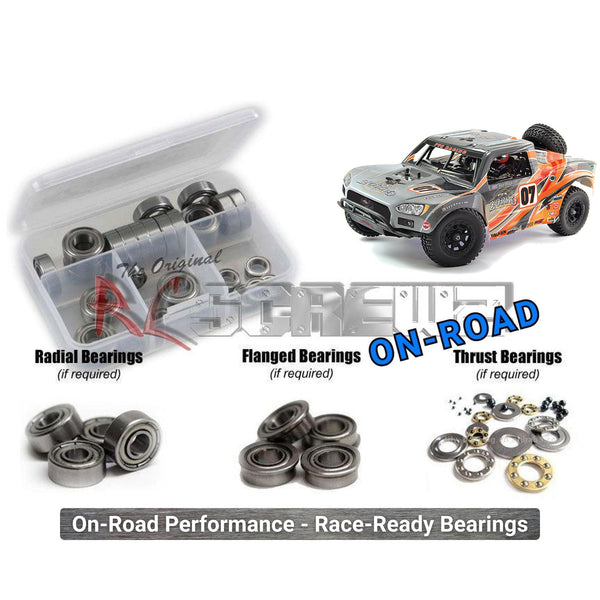 RCScrewZ metal shielded bearing kit for FTX Zorro 1/10 Nitro Trophy Truck FTX5542O; representative kit artwork, exact contents vary by model