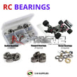 J-M SUPPLIES RC Parts Store - RCScrewZ Metal Shielded Bearing Kit 3rac004b for 3Racing F113 1/10 Electric On-Road Formula F1 Car | SET