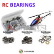 J-M SUPPLIES - RCScrewZ Metal Shielded Bearing Kit alg038b for Align T-REX 470LM RH47E06XT Helicopter RC | PRO - 