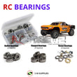 J-M SUPPLIES - RCScrewZ Metal Shielded Bearing Kit ara030b for Arrma RC Senton 3s BLX #102721 RC Car | SET - ara030b