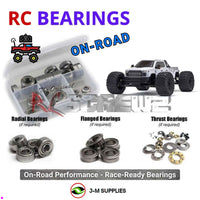 Representative image of an RCScrewZ metal-shielded bearing kit for ARRMA BIG ROCK 6S BLX 1/7 4WD MT (ARA7612); exact bearing sizes and quantities vary by RC model.