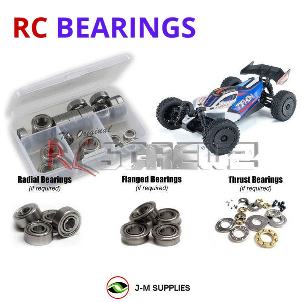 J-M SUPPLIES RC Parts Store - RCScrewZ Metal Shielded Bearing Kit ara056b for ARRMA Typhon Grom MEGA 380 1/14 Electric 4WD Brushed Buggy (ARA2106, 2106) | SET