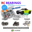 J-M SUPPLIES RC Parts Store - RCScrewZ Metal Shielded Bearing Kit ara058b for ARRMA Senton 223S BLX 1/10 Electric 4WD Brushless Short Course Truck (ARA4303V4, 4303V4) | PRO