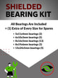 Upgrade Your RC Car with Rubber Shielded Bearings for ARRMA Kraton 6S BLX V6 | ara069r - High Performance Upgrade | Durable & Reliable - by J-M SUPPLIES
