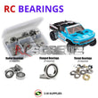 J-M SUPPLIES RC Parts Store - RCScrewZ Metal Shielded Bearing Kit arrm017b for ARRMA Senton 4X4 MEGA 1/10 Electric 4WD Brushed Short Course Truck (AR102667, AR102678, 102667, 102678) | PRO