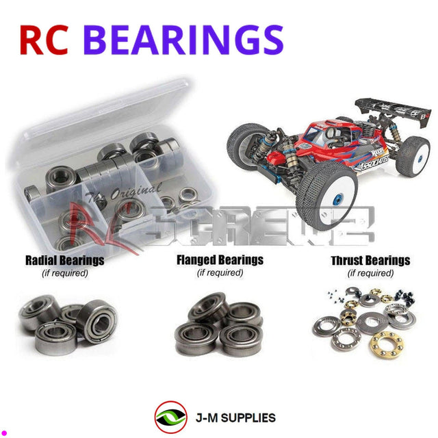 RCScrewZ Metal Shielded Bearing Kit asc118b for Team Associated RC8B4 Team Kit 1/8 Nitro 4WD Off-Road Buggy (#80945) | SET