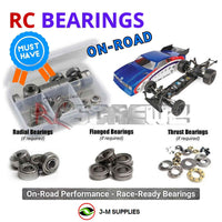 J-M SUPPLIES - RCScrewZ Metal Shielded Bearing Kit asc124b for Associated DR10M / Team #70029 RC Car | SET - 