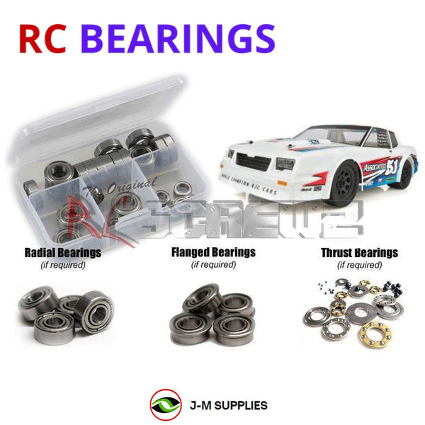 J-M SUPPLIES RC Parts Store - RCScrewZ Metal Shielded Bearing Kit asc125b for Associated SR10 Dirt Oval #70030 RC Car | PRO