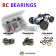 J-M SUPPLIES RC Parts Store - RCScrewZ Metal Shielded Bearing Kit asc133b for Team Associated Rival MT8 RTR 1/8 Electric 4WD Off-Road Monster Truck (#20520) | RCX