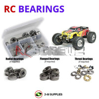 Representative image of an RCScrewZ metal-shielded bearing kit for Team Associated MGT 8.0 RTR 1/8 Monster Truck (ASC20502, 20502); exact bearing sizes and quantities vary by RC model.