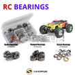 J-M SUPPLIES RC Parts Store - RCScrewZ Metal Shielded Bearing Kit ass029b for Team Associated Monster GT / MGT 8.0 RTR 1/8 Nitro 4WD Off-Road Monster Truck (#ASC20502, #20502) | SET