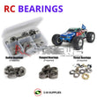 J-M SUPPLIES RC Parts Store - RCScrewZ Metal Shielded Bearing Kit ass070b for Team Associated Rival Mini Monster RTR 1/18 Electric 4WD Off-Road Monster Truck (#20111) | UPG