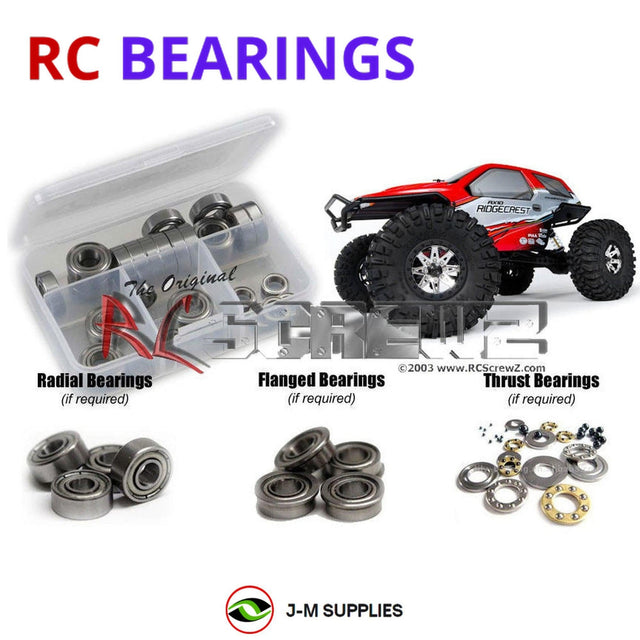 RCScrewZ Metal Shielded Bearing Kit axi006b for Axial Racing AX10 Ridgecrest 1/10 Electric 4WD Rock Crawler RTR (#90019 / AX90019 / AXI90019) | SET
