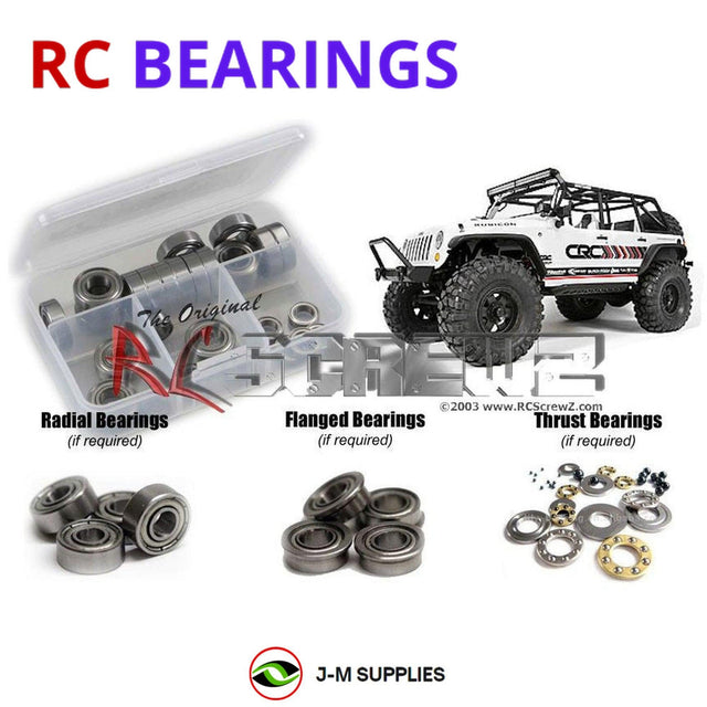 RCScrewZ Metal Shielded Bearing Kit axi020b for Axial Racing SCX10 2012 Jeep Wrangler Unlimited C/R Edition 1/10 Electric 4WD RTR Rock Crawler (#90035 / AX90035 / AXI90035) | SET