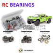 J-M SUPPLIES - RCScrewZ Metal Shielded Bearing Kit axi021b for Axial Yeti Score Trophy Truck 1/10 (#90050) | SET - 