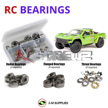 J-M SUPPLIES - RCScrewZ Metal Shielded Bearing Kit axi021b for Axial Yeti Score Trophy Truck 1/10 (#90050) | RCX - 