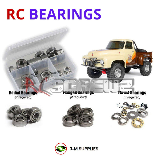 RCScrewZ Metal Shielded Bearing Kit axi029b for Axial Racing SCX10 II 1955 Ford F-100 RTR 1/10 Electric 4WD Rock Crawler Trail Truck (#AXI03001) | SET