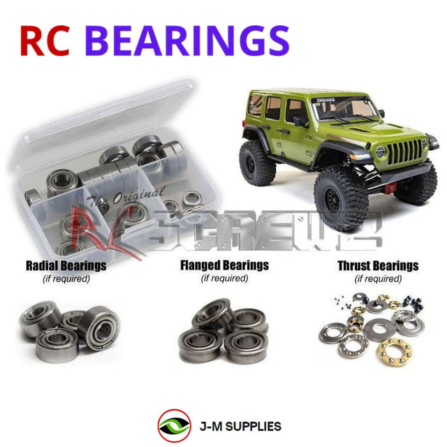 RCScrewZ Metal Shielded Bearing Kit axi037b for Axial Racing SCX6 Jeep JLU Wrangler 1/6 Brushless Electric 4WD Rock Crawler RTR (#AXI05000T1 / AXI05000T2 / AXI05000) | SET