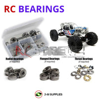 Representative image of an RCScrewZ metal-shielded bearing kit for Axial RBX10 Ryft Kit 1/10 Electric 4WD Rock Bouncer (AXI03009); exact bearing sizes and quantities vary by RC model.