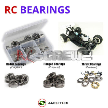 J-M SUPPLIES RC Parts Store - RCScrewZ Metal Shielded Bearing Kit cen018b for CEN Racing Matrix R2 1/8 Nitro Buggy | PRO