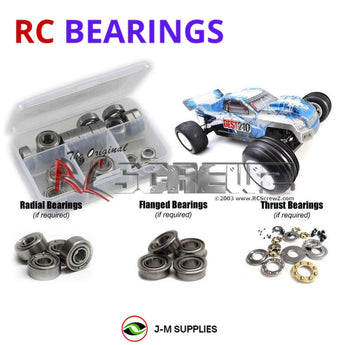 J-M SUPPLIES RC Parts Store - RCScrewZ Metal Shielded Bearing Kit durg008b for Team Durango DEST-210 Stadium RC Car | RCX