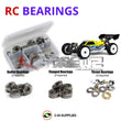 J-M SUPPLIES - RCScrewZ Metal Shielded Bearing Kit durg016b for Team Durango DEX8 RC Car | PRO - 