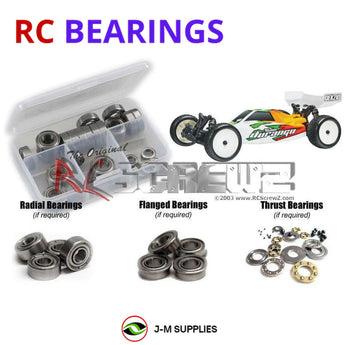 J-M SUPPLIES RC Parts Store - RCScrewZ Metal Shielded Bearing Kit durg023b for Team Durango DEX210F RC Car | RCX