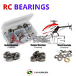 J-M SUPPLIES - RCScrewZ Metal Shielded Bearing Kit gau009b for Gaui X4 Helicopter RC | RCX - 