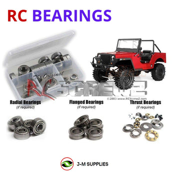 J-M SUPPLIES - RCScrewZ Metal Shielded Bearing Kit gma008b for GMade Sawback 4LS #GM5500 RC Car | RCX - 
