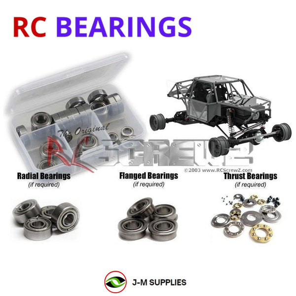 J-M SUPPLIES - RCScrewZ Metal Shielded Bearing Kit gma013b for GMade GOM/Plus #GM5600/20 RC Car | SET - 