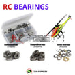 J-M SUPPLIES RC Parts Store - RCScrewZ Metal Shielded Bearing Kit gob007b for SAB Goblin Fireball 280 Helicopter | RCX