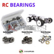 J-M SUPPLIES - RCScrewZ Metal Shielded Bearing Kit hot036b for Hot Bodies D817-T 1/8th RC Car | SET - 