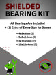 Infographic: 'Choose Wisely for Your Need for Speed' – Highlights Metal Shielded Bearings as the top choice for unbeatable on-road RC car performance - 