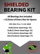 Upgrade Your RC Car with Metal Shielded Bearings for HPI RS4 Pro 2 1/10 4WD | hpi014b - High Performance Upgrade | Durable & Reliable - by J-M SUPPLIES