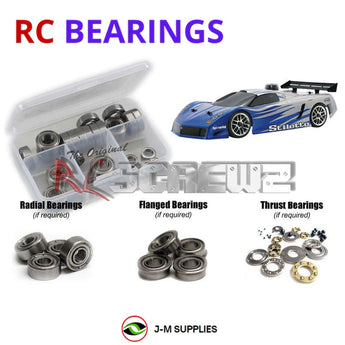 J-M SUPPLIES RC Parts Store - RCScrewZ Metal Shielded Bearing Kit hpi015b for HPI Racing Nitro RS4 3 RTR 1/10 Nitro 4WD On-Road Touring / Rally Car (#510, HPI510, Nitro RS4 3, RS4 3 RTR) | UPG