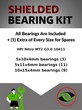 Upgrade Your RC Car with Metal Shielded Bearings for HPI Nitro MT2 G3.0 10411 | hpi038b - High Performance Upgrade | Durable & Reliable - by J-M SUPPLIES