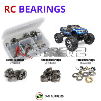 Representative image of an RCScrewZ metal-shielded bearing kit for HPI Savage X .46 / 4.6 1/8 Nitro 4WD Monster Truck (105644); exact bearing sizes and quantities vary by RC model.